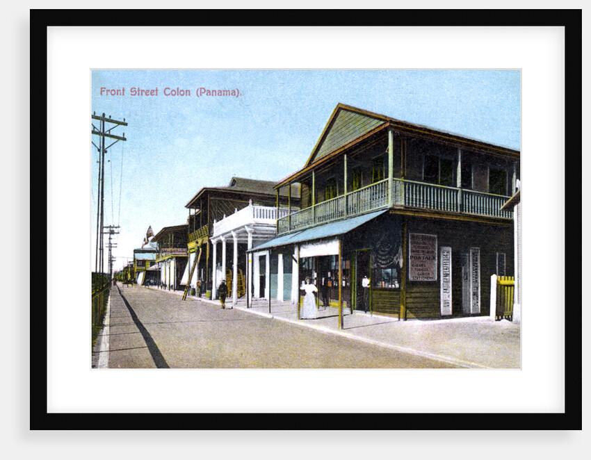Front Street, Colon, Panama by Anonymous