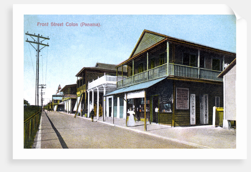 Front Street, Colon, Panama by Anonymous