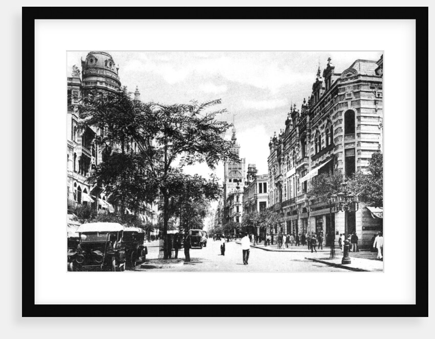Avenida Rio Branco, Rio de Janeiro, Brail by Anonymous