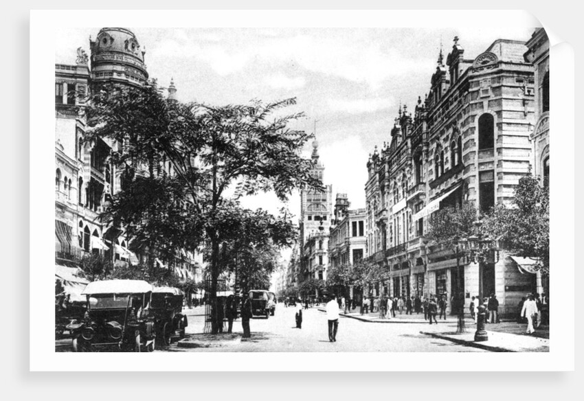 Avenida Rio Branco, Rio de Janeiro, Brail by Anonymous