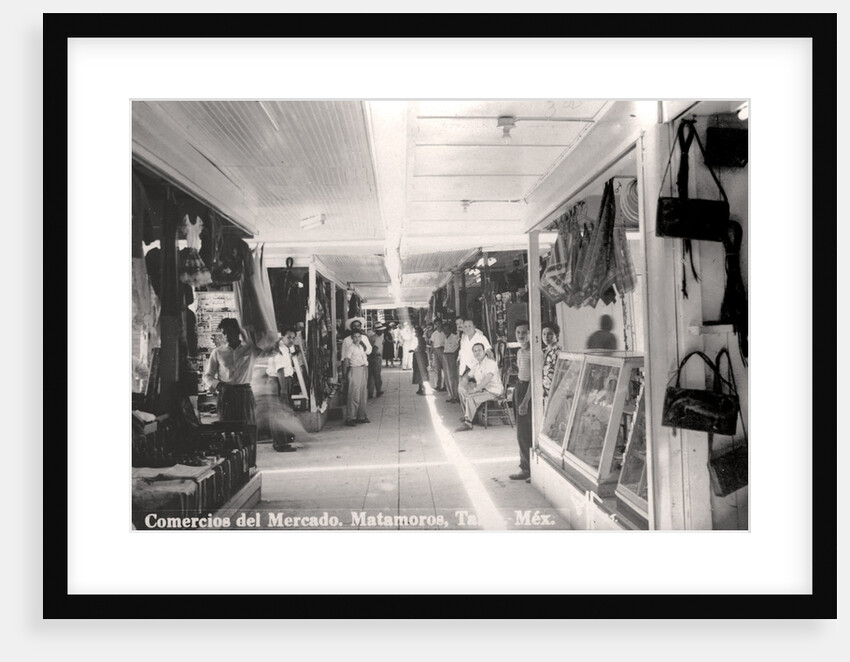 A market in Matamoros, Mexico by Anonymous