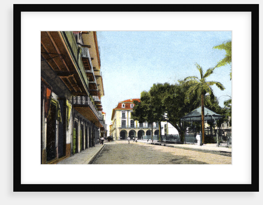 Central Park and Canal Building, Panama City, Panama by Anonymous