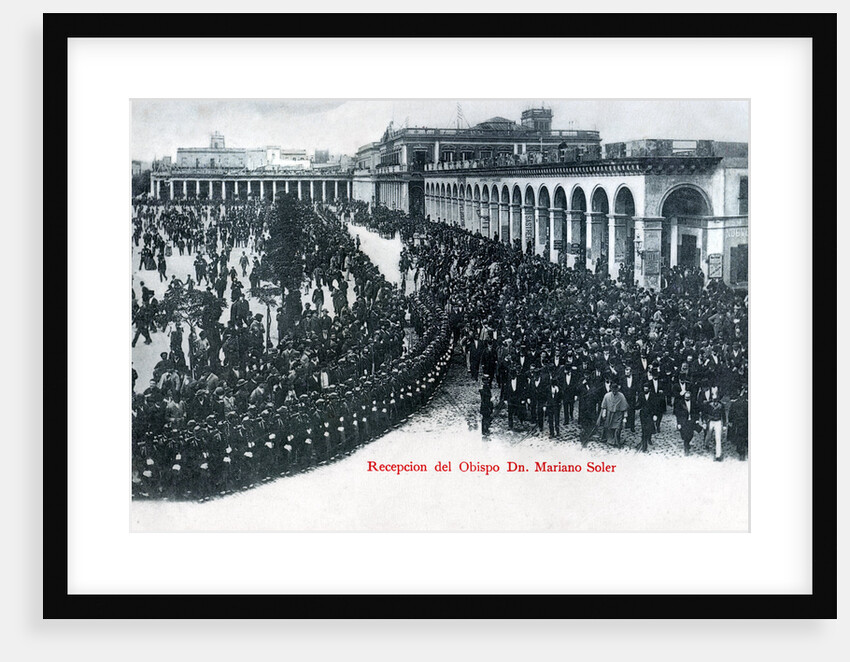 The reception of Bishop Mariano Soler, Montevideo, Uruguay by Anonymous