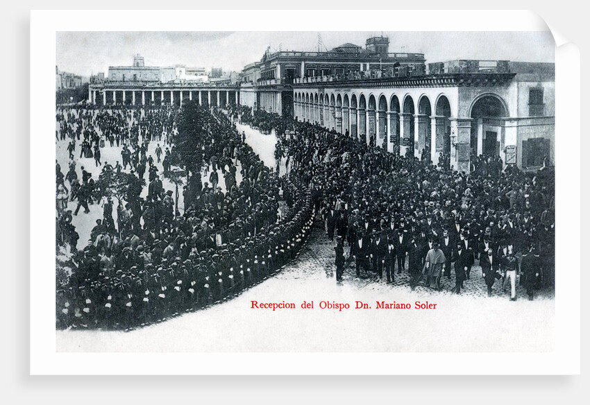 The reception of Bishop Mariano Soler, Montevideo, Uruguay by Anonymous