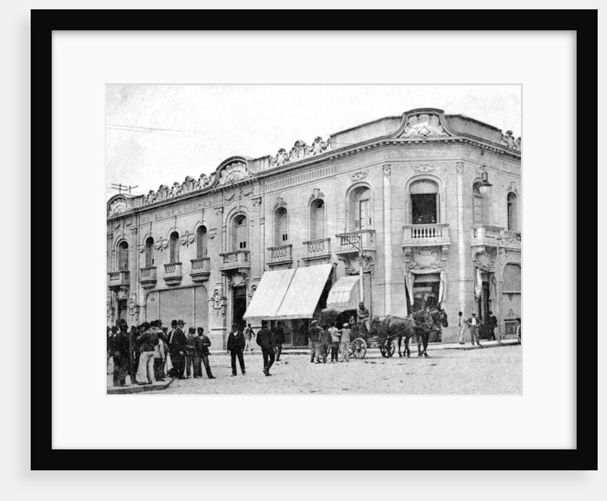 Gran Hotel de Londres, Bahia Blanca, Brazil by J Peuser