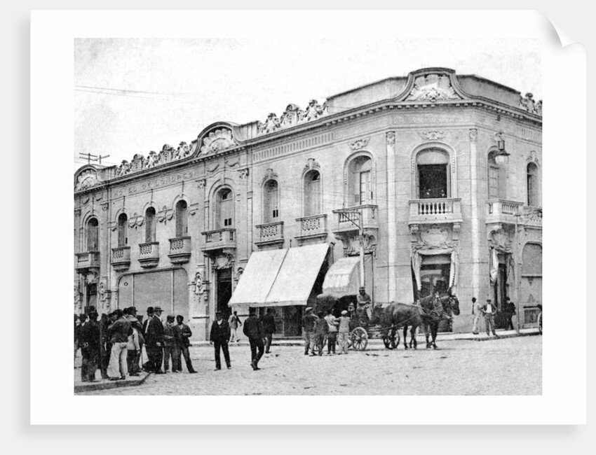 Gran Hotel de Londres, Bahia Blanca, Brazil by J Peuser