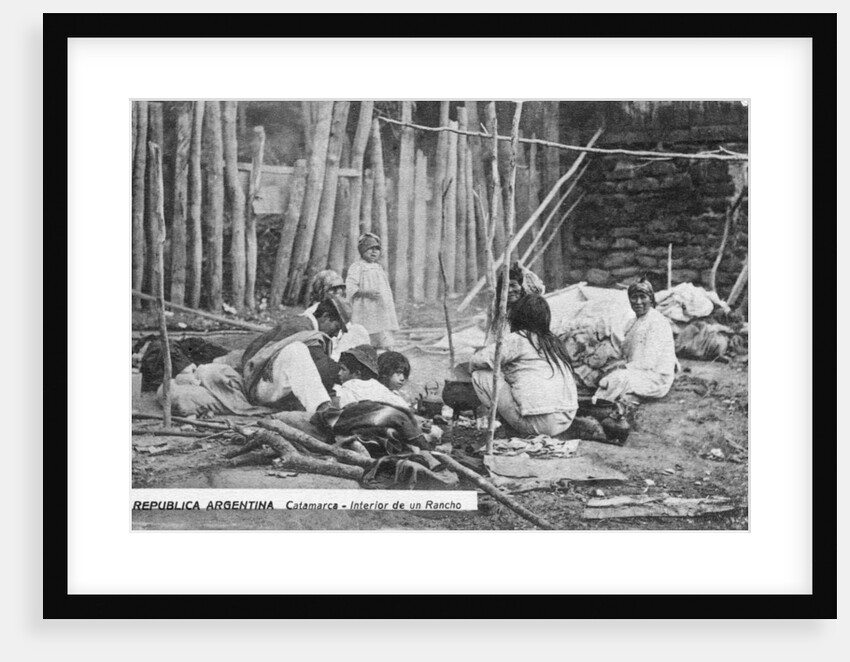 A family at work, Catamarca, Argentina by Anonymous