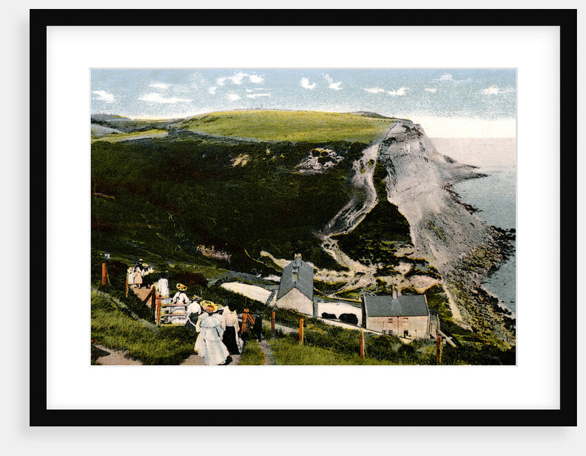 Ecclesbourne Cliff, Hastings, East Sussex by Anonymous