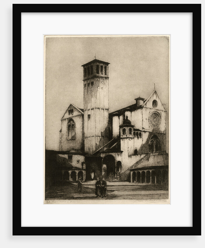 The Church of San Francesco, Assisi, Italy by Louis Wherter