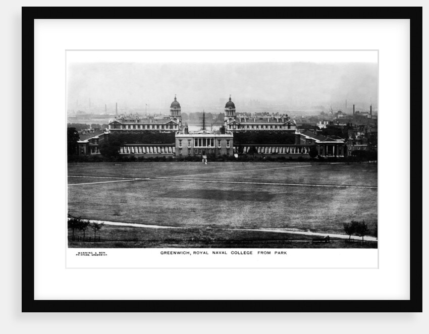 The Royal Naval College at Greenwich, London by Manning & Son