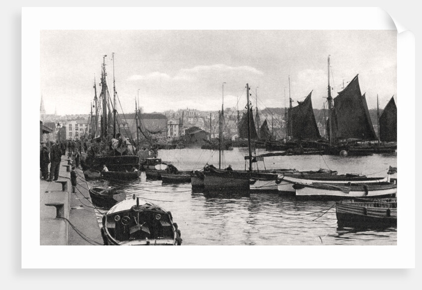 The Barbican, Plymouth, Devon by Photochrom Co Ltd of London