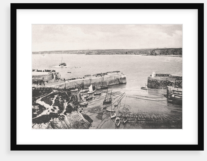 Newquay harbour, Newquay, Cornwall by Anonymous
