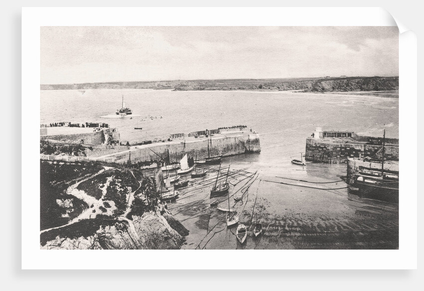 Newquay harbour, Newquay, Cornwall by Anonymous