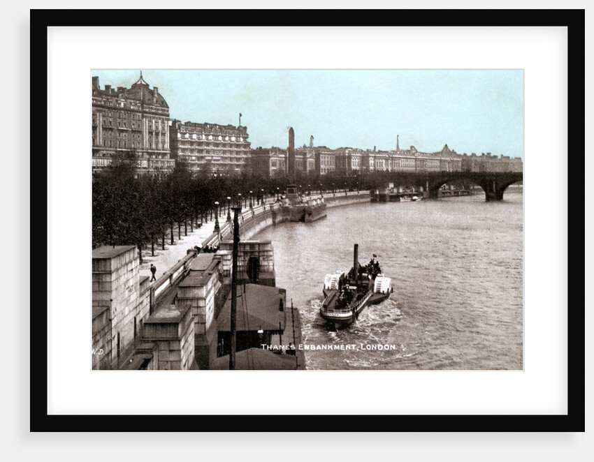 The Thames Embankment, London by Anonymous