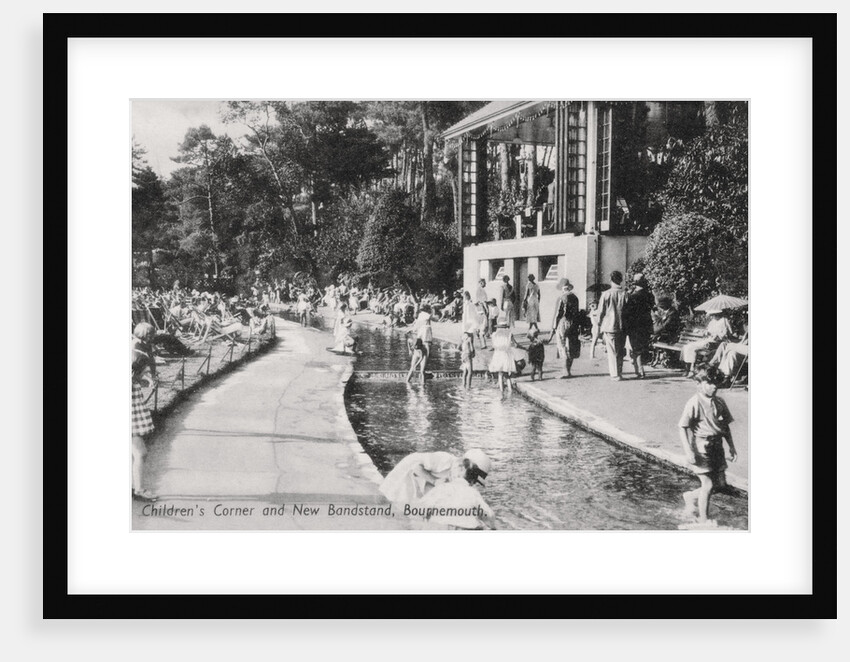 'Children's Corner and New Bandstand, Bournemouth', Dorset by Anonymous