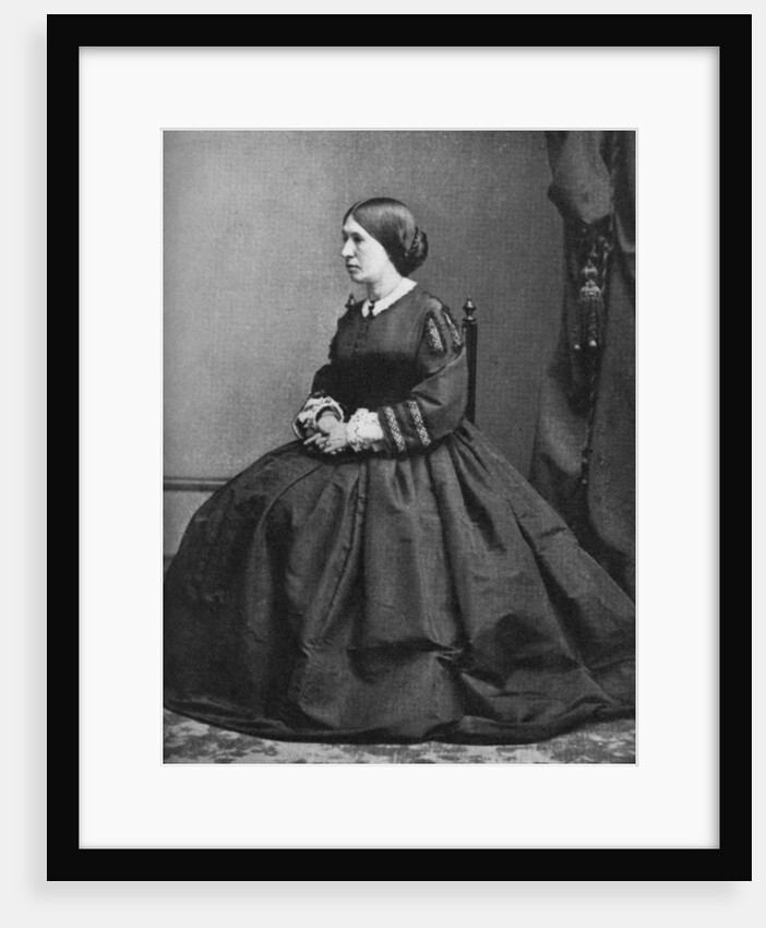 Julia Grant, wife of American president Ulysses S Grant by Anonymous