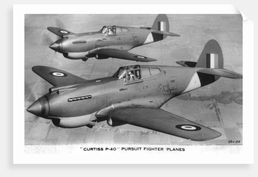Curtiss P-40 Pursuit Fighter Planes by Anonymous