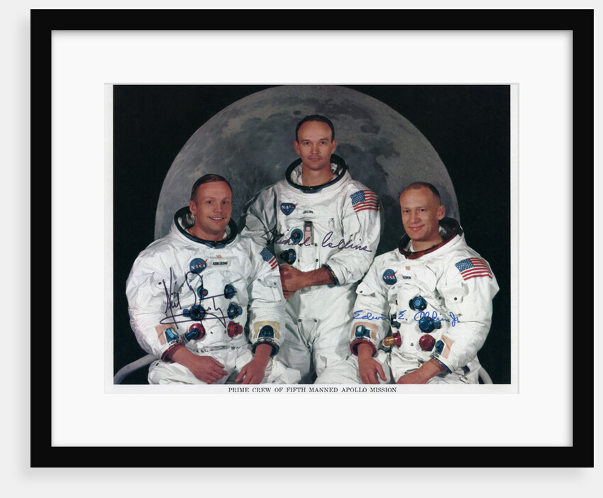 The crew of Apollo 11 by NASA