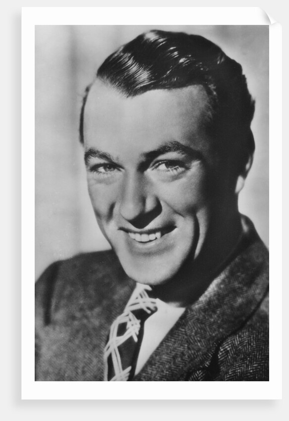 Gary Cooper (1901-1961), American actor by Anonymous