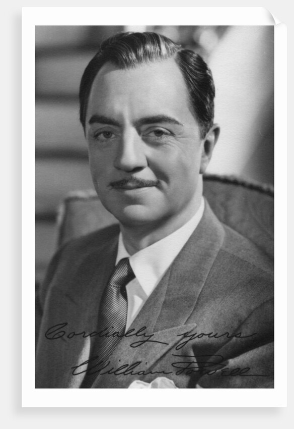William Powell (1892-1984), American actor by Anonymous