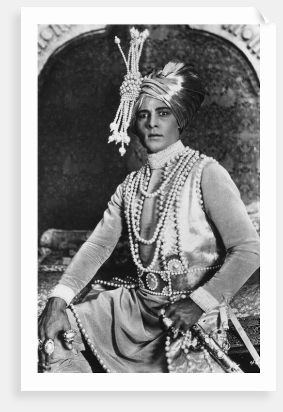 Rudolph Valentino (1895-1926) in 'The Young Rajah' by Anonymous