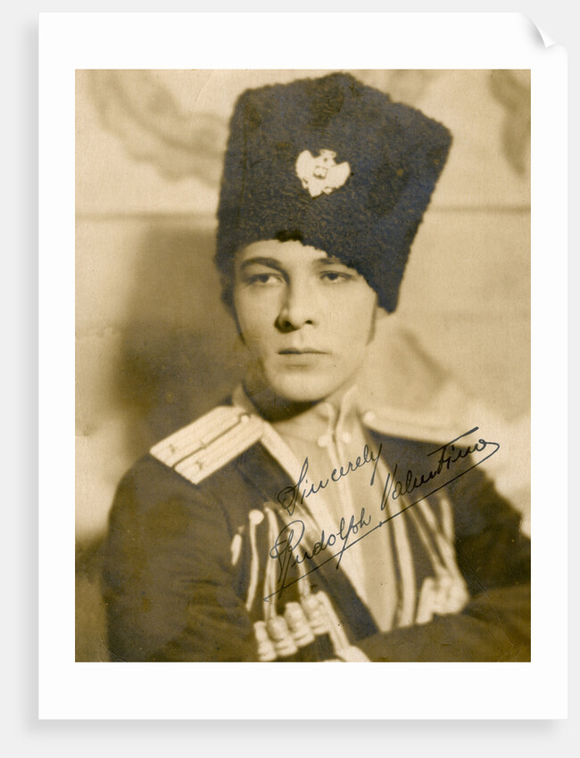 Rudolph Valentino (1895-1926), Italian actor by Anonymous