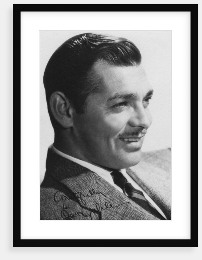 Clark Gable (1901-1960), American actor by Anonymous