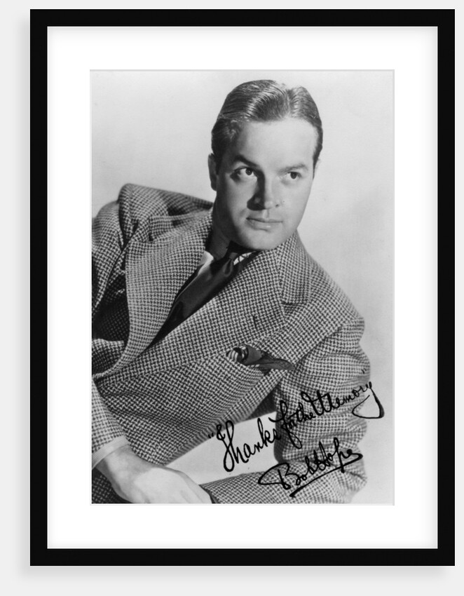 Bob Hope (1903-2003), British-born American comedian and actor by Anonymous