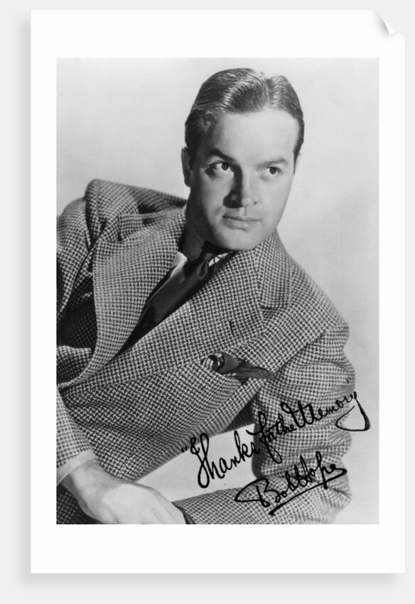 Bob Hope (1903-2003), British-born American comedian and actor by Anonymous