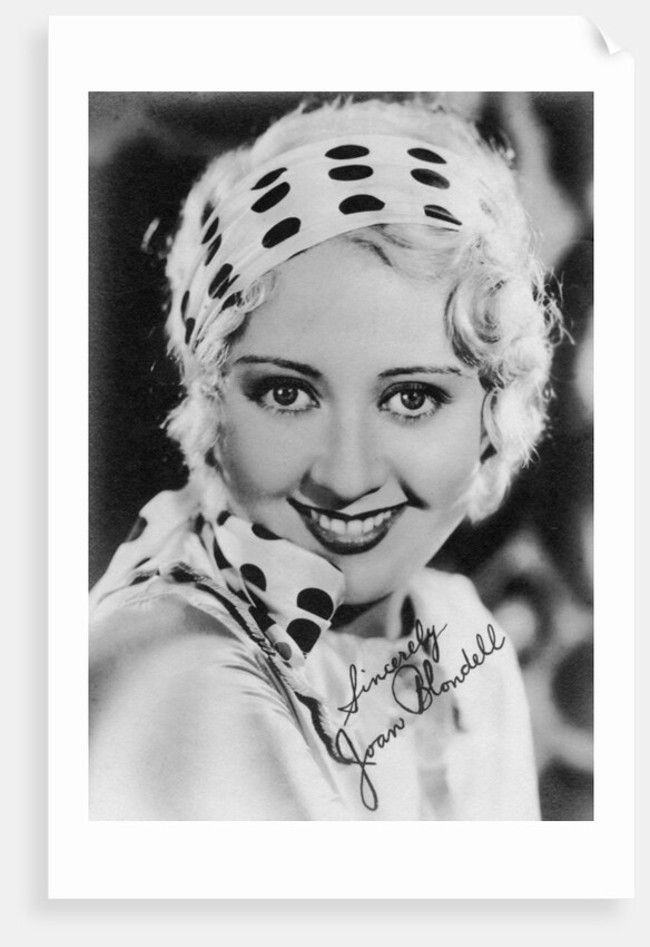 Joan Blondell (1906-1979), American actress by Anonymous