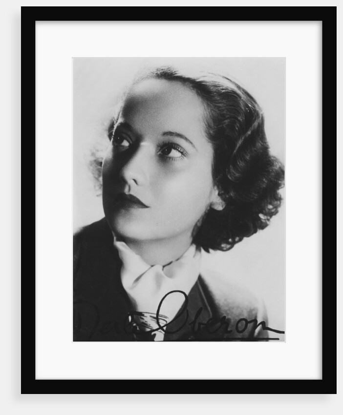 Merle Oberon (1911-1979), British actress by Anonymous