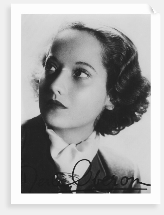 Merle Oberon (1911-1979), British actress by Anonymous