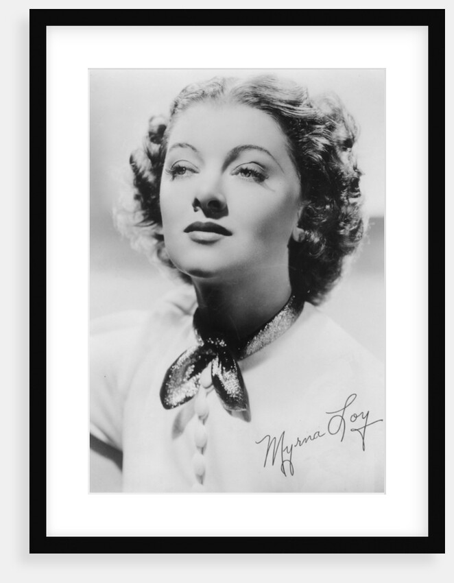 Myrna Loy (1905-1993), American actress by Anonymous