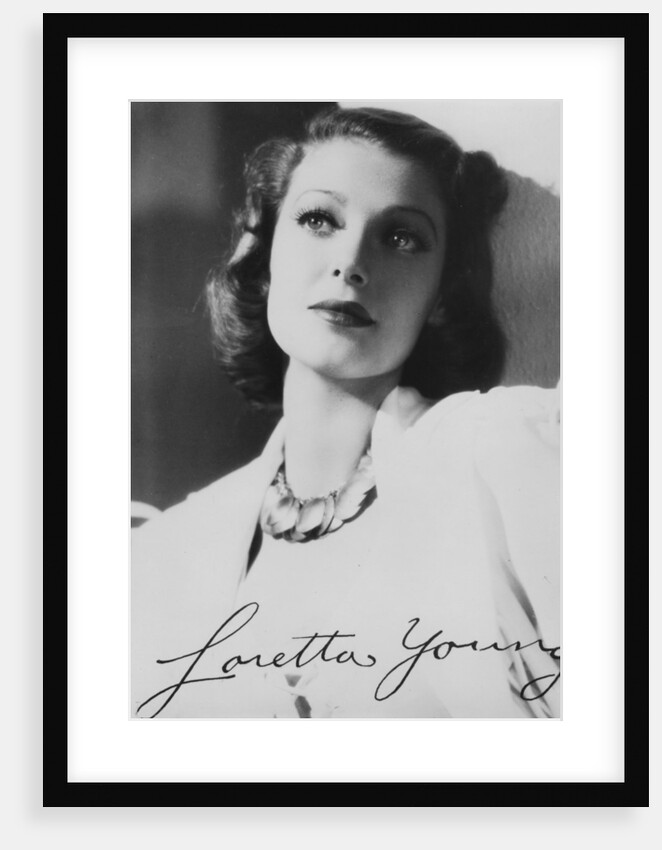 Loretta Young (1913-2000), American actress by Anonymous