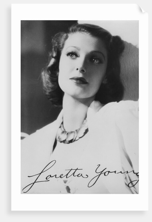 Loretta Young (1913-2000), American actress by Anonymous