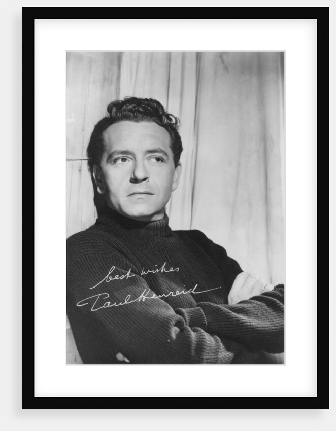 Paul Henreid (1908-1992), Austrian-born American actor and director by Anonymous