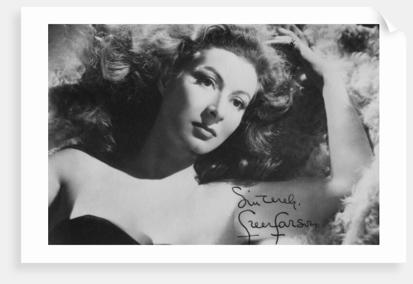 Greer Garson (1904-1996), English actress by Anonymous