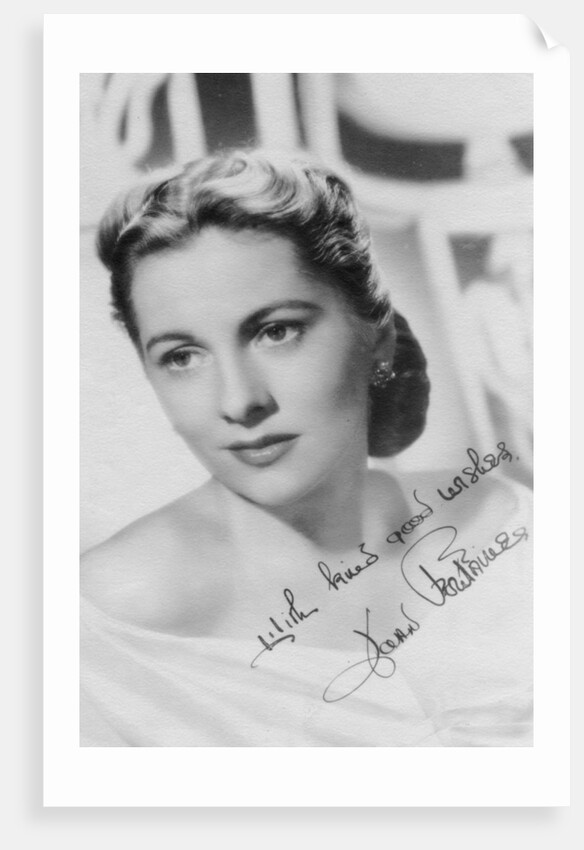 Joan Fontaine (b1917), British actress by Anonymous