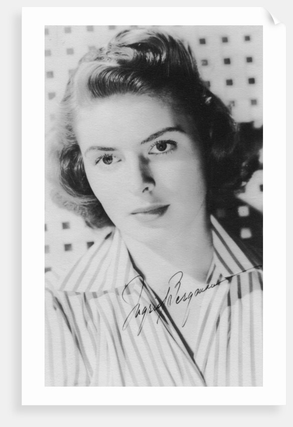 Ingrid Bergman (1915-1982), Swedish actress by Anonymous