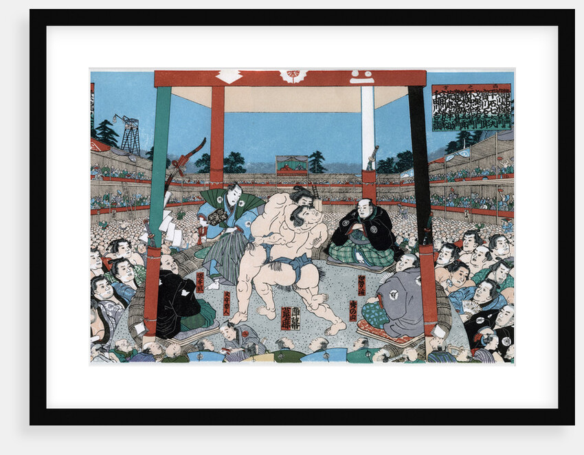 Sumo wrestling, Japan by Anonymous