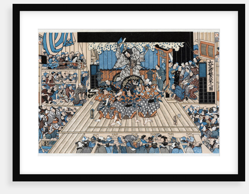 Japanese theatre scene by Anonymous