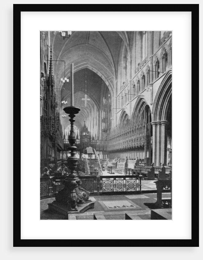 The choir, Chester Cathedral, Cheshire by Anonymous