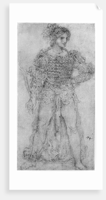 Costume Study by Leonardo Da Vinci