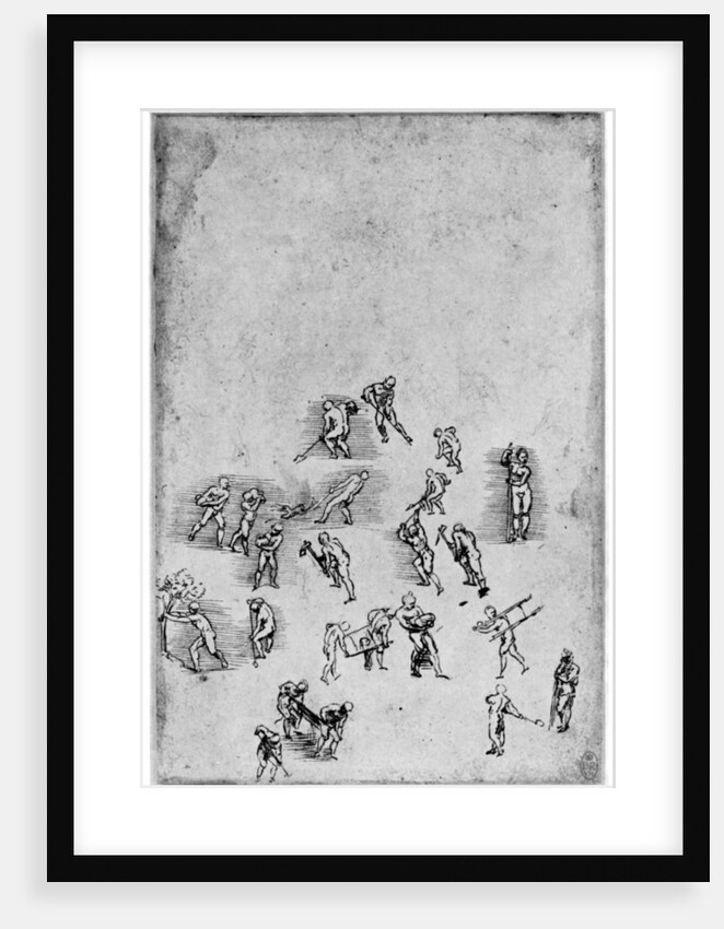Studies in movement by Leonardo Da Vinci