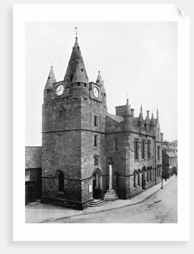 Old Tower, Tain, Ross and Cromarty, Scotland by Valentine & Sons