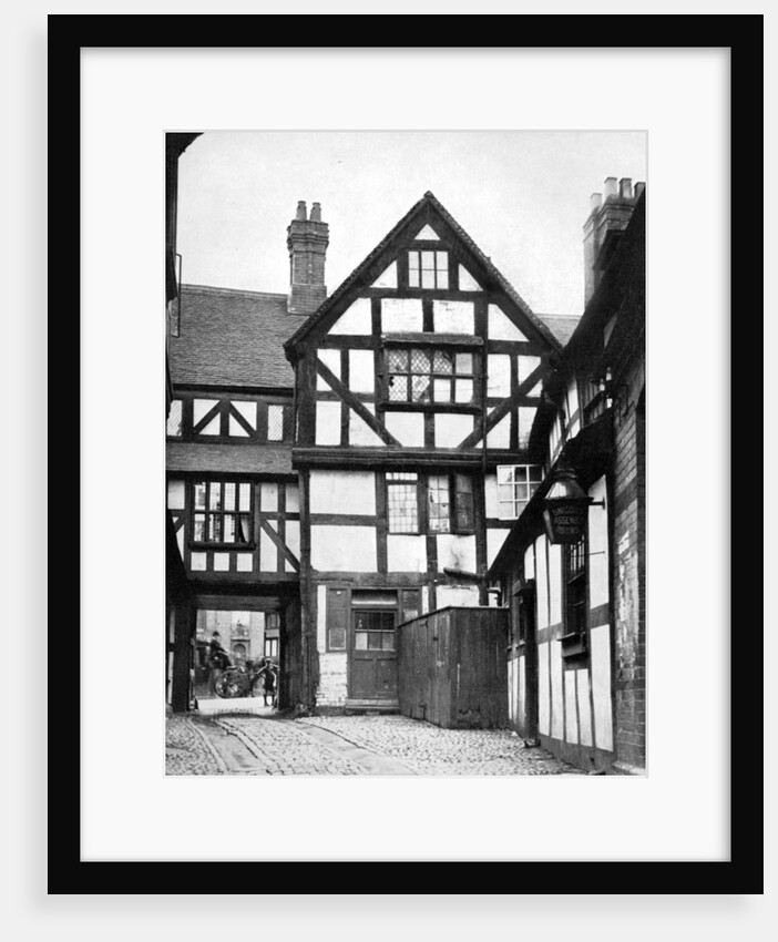 Courtyard of the Unicorn Inn, Shrewsbury, Shropshire, England by Herbert Felton