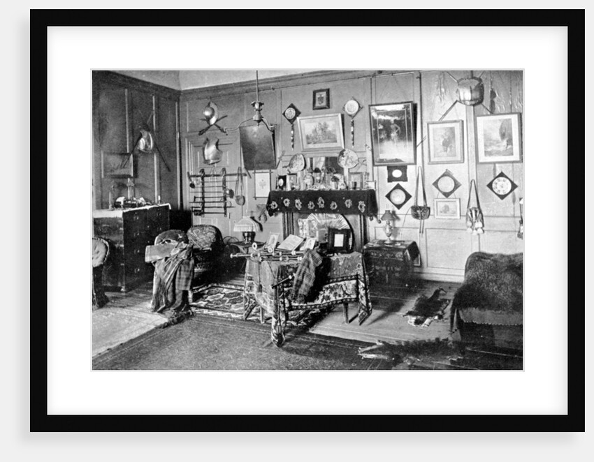 A room in Stirling Castle, Scotland by Valentine & Sons