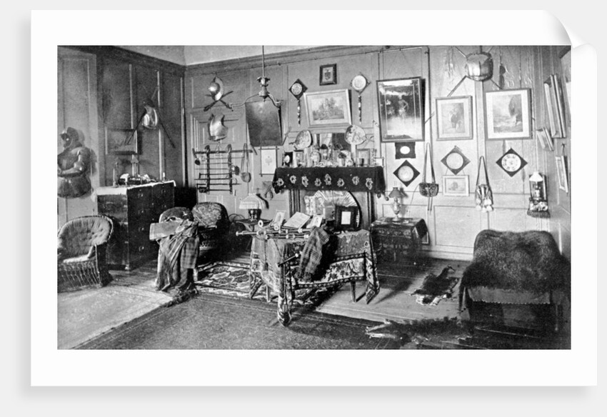 A room in Stirling Castle, Scotland by Valentine & Sons