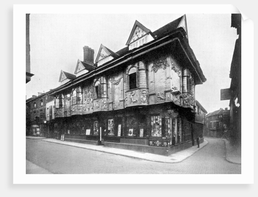 Ancient house, Ipswich, Suffolk, England by Valentine & Sons