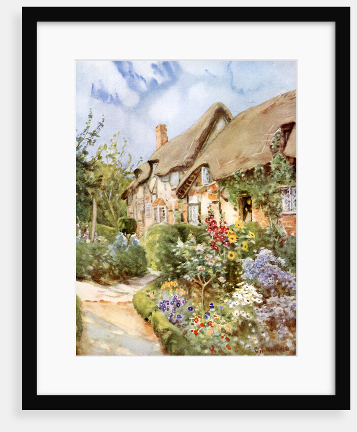 Anne Hathaway's Cottage, Shottery, Warwickshire by George F Nicholls